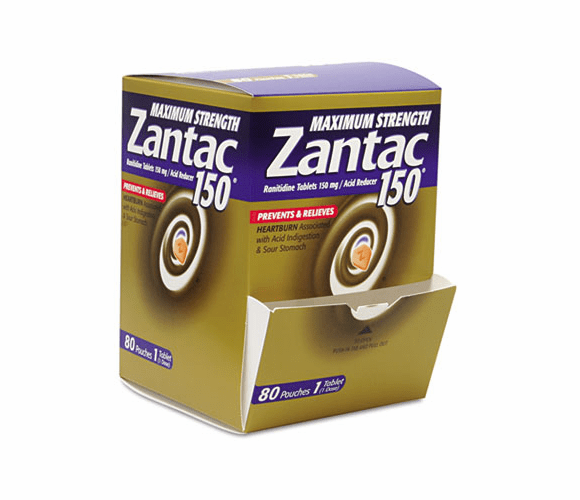 PFYBXZA80 Maximum Strength 150mg Acid Reducer, 1 per Pack, 80 Packs/Box By ACME UNITED CORPORATION