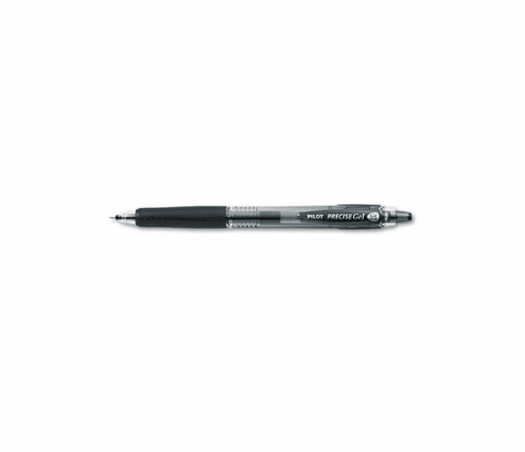 PIL15001 Precise Roller Ball Retractable Gel Pen, Black Ink, Fine, Dozen By PILOT CORP. OF AMERICA