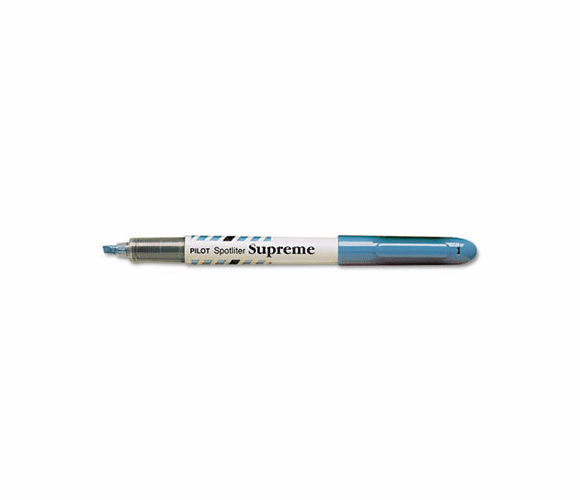 PIL16002 Spotliter Supreme Highlighter, Pocket Clip, Fluorescent Blue By PILOT CORP. OF AMERICA