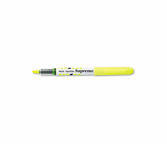 PIL16008 Spotliter Supreme Highlighter, Chisel Tip, Fluorescent Yellow Ink, 12/Pk By PILOT CORP. OF AMERICA
