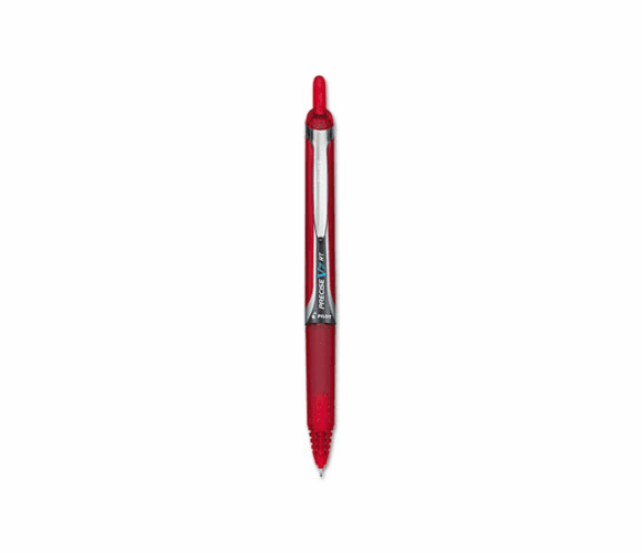 PIL26069 Precise V7RT Roller Ball Retractable Pen, Red Ink, Fine By PILOT CORP. OF AMERICA