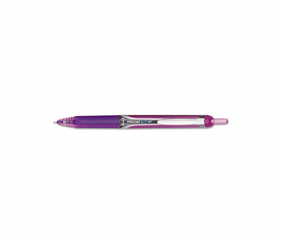 PIL26071 Precise V7RT Roller Retractable Pen, Needle tip, Purple Ink, 0.7mm Fine By PILOT CORP. OF AMERICA