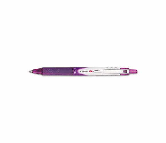 PIL26110 VBall Roller Ball Retractable Liquid Pen, Purple Ink, Extra Fine By PILOT CORP. OF AMERICA