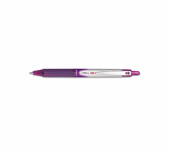 PIL26210 VBall Roller Ball Retractable Liquid Pen, Purple Ink, Fine By PILOT CORP. OF AMERICA