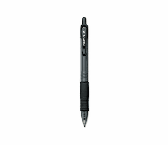 PIL31256 G2 Gel Roller Ball Pen, Retractable, Refillable, Black Ink, 1.0mm Bold, Dozen By PILOT CORP. OF AMERICA