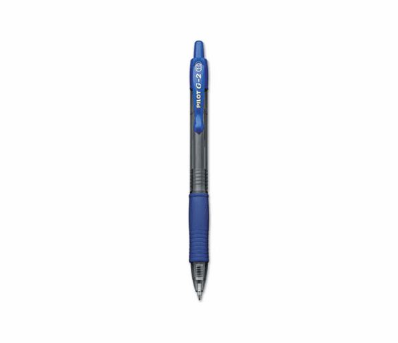 PIL31257 G2 Gel Roller Ball Pen, Retractable, Refillable, Blue Ink, 1.0mm Bold, Dozen By PILOT CORP. OF AMERICA