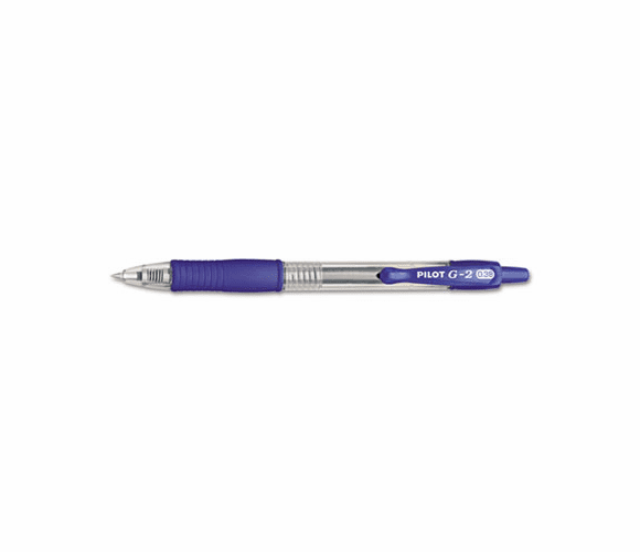 PIL31278 G2 Roller Ball Retractable Gel Pen, Blue Ink, Ultra Fine, Dozen By PILOT CORP. OF AMERICA