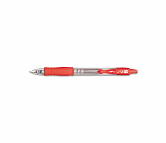 PIL31279 G2 Roller Ball Retractable Gel Pen, Red Ink, Ultra Fine By PILOT CORP. OF AMERICA