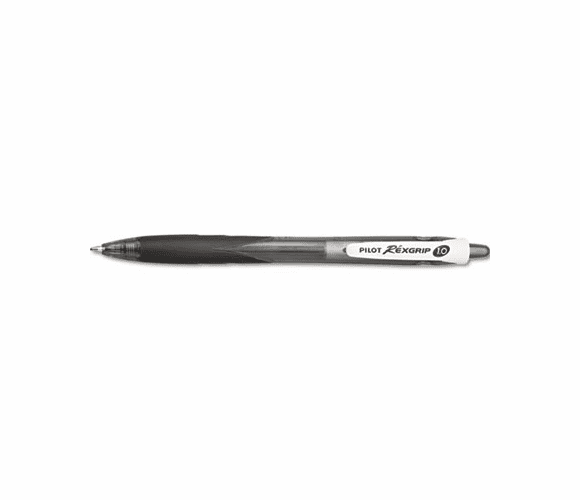 PIL32370 RexGrip BeGreen Ballpoint Retractable Pen, Black Ink, Medium, Dozen By PILOT CORP. OF AMERICA