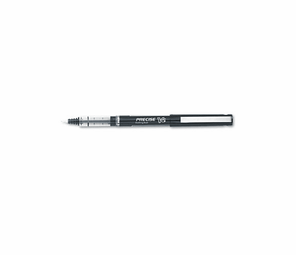 PIL35334 Precise V5 Roller Ball Stick Pen, Needle Pt, Black Ink, 0.5mm Extra Fine, Dozen By PILOT CORP. OF AMERICA