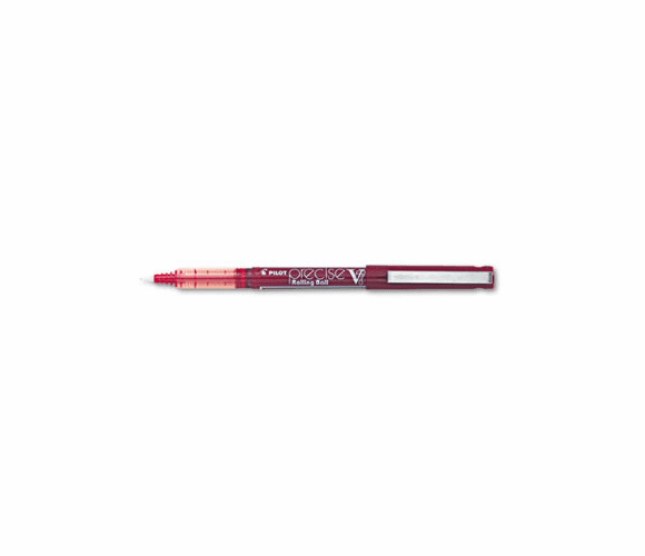 PIL35352 Precise V7 Roller Ball Stick Pen, Needle Pt, Red Ink, 0.7mm Fine, Dozen By PILOT CORP. OF AMERICA