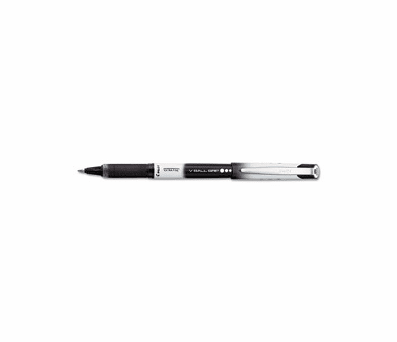 PIL35470 VBall Grip Roller Ball Stick Pen; Liquid Ink; Black Ink; Extra Fine, Dozen By PILOT CORP. OF AMERICA