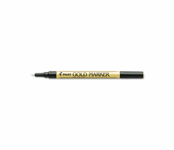 PIL41701 Creative Art & Crafts Marker, Brush Tip, Permanent, Gold By PILOT CORP. OF AMERICA