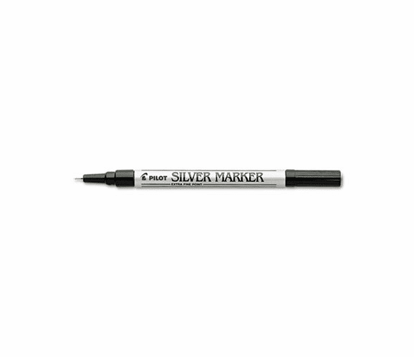 PIL41801 Creative Art & Crafts Marker, Brush Tip, Permanent, Silver By PILOT CORP. OF AMERICA