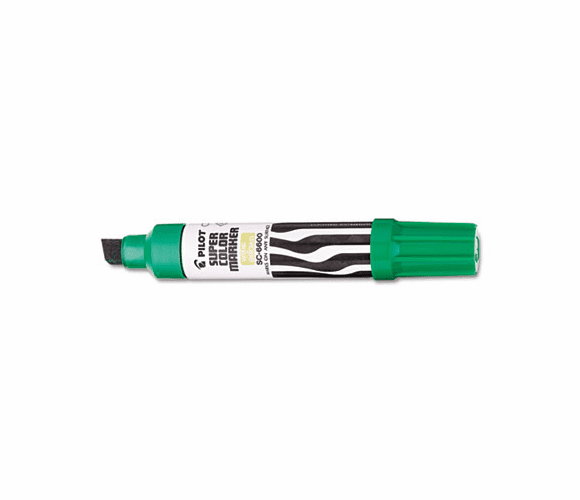 PIL43400 Jumbo Refillable Permanent Marker, Chisel Tip, Refillable, Green By PILOT CORP. OF AMERICA