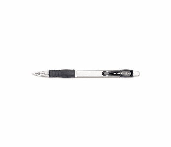 PIL51014 G-2 Mechanical Pencil, 0.50 mm, Clear Barrel w/Black Accents By PILOT CORP. OF AMERICA