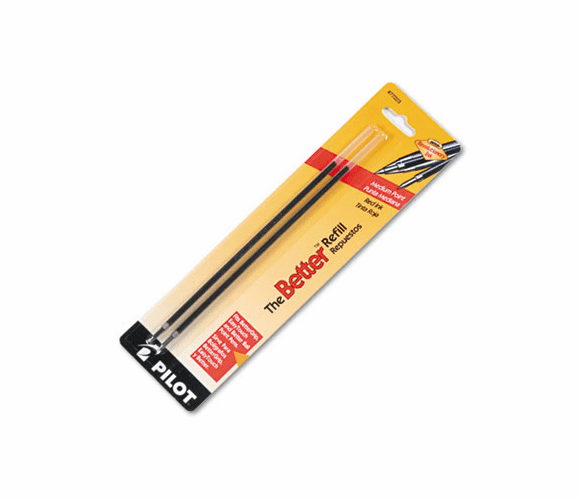 PIL77223 Refill, Non-retract Better/BetterGrip/EasyTouch Ballpoint, Med, Red, 2/Pack By PILOT CORP. OF AMERICA