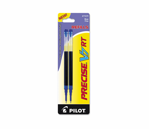 PIL77279 Refill for Precise V7 RT Rolling Ball, Fine, Blue Ink, 2/Pack By PILOT CORP. OF AMERICA