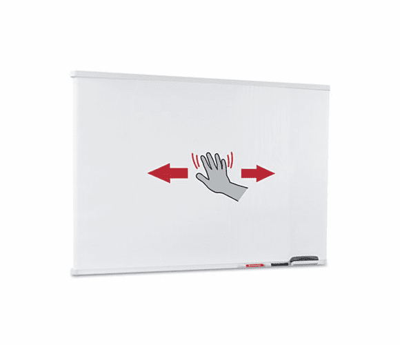PLS340 Scrolling Whiteboard, Beige Frame, 56 x 52 By PLUS CORPORATION OF AMERICA
