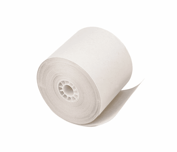 PMC02677 Paper Rolls, One-Ply Recycled Receipt Roll, 2-1/4" x 150 ft, White, 100/Carton By PM COMPANY