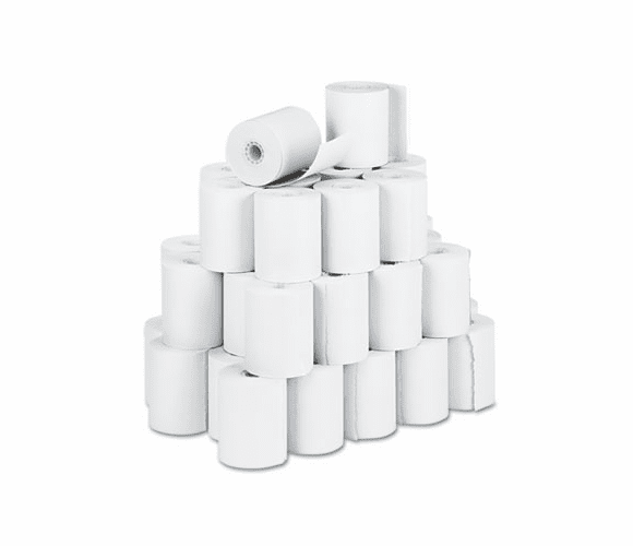 PMC02682 Recycled Receipt Rolls, 3-1/4" x 150 ft, White, 50/Carton By PM COMPANY
