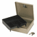 PMC04962 Steel Personal Cash/Security Box w/4 Compartments, Key Lock, Pebble Beige By PM COMPANY