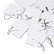 PMC04983 Replacement Slotted Key Cabinet Tags, 1 5/8 x 1 1/2, White, 20/Pack By PM COMPANY