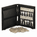 PMC04987 Security-Backed Zippered Case, 24-Key,Vinyl, Black, 7 x 1 x 8 3/8 By PM COMPANY