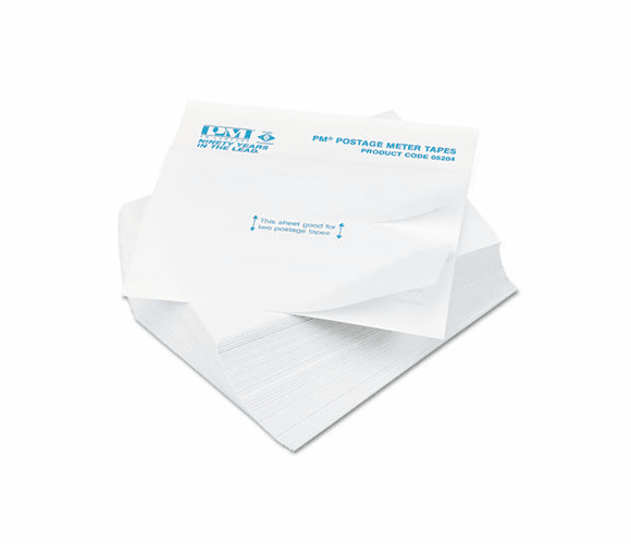 PMC05204 Postage Meter Double Tape Sheets, 4x51/2, 300