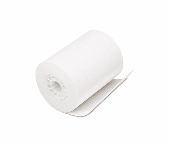 PMC05208 Single-Ply Thermal Cash Register/POS Rolls, 2-1/4" x 80 ft., White, 50/Ctn By PM COMPANY