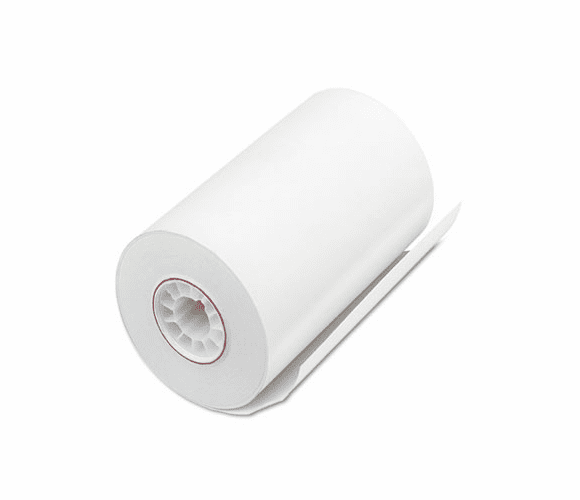 PMC05209 Single-Ply Thermal Cash Register/POS Rolls, 3-1/8" x 90 ft., White, 72/Ctn By PM COMPANY