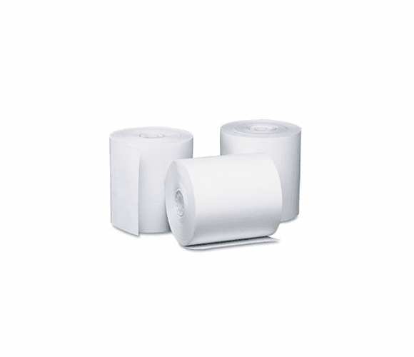 PMC05210 Single-Ply Thermal Cash Register/POS Rolls, 3-1/8" x 119 ft., White, 50/Ctn By PM COMPANY