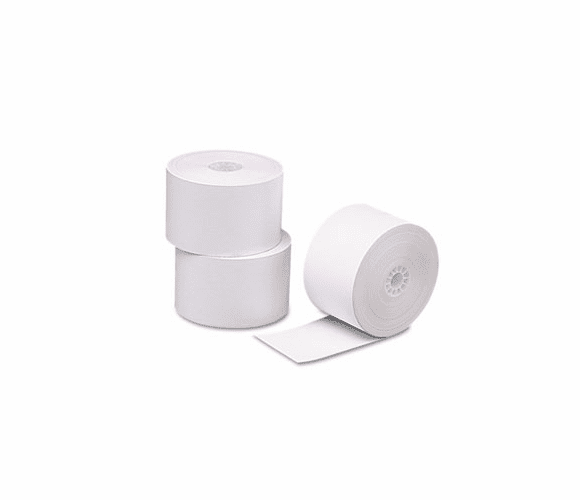 PMC09664 Single-Ply Thermal Cash Register/POS Rolls, 2-5/16" x 356 ft., White, 24/Ctn By PM COMPANY