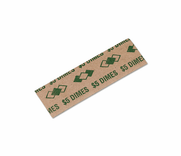 PMC53010 Tubular Coin Wrappers, Dimes, $5, Pop-Open Wrappers, 1000/Pack By PM COMPANY