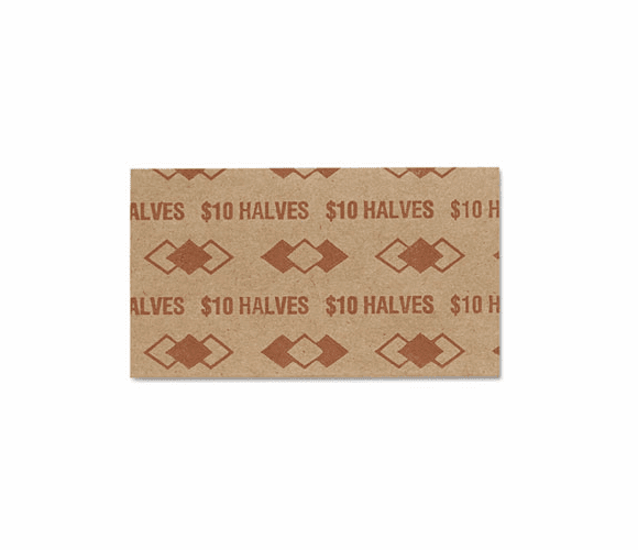 PMC53050 Tubular Coin Wrappers, Half Dollar Coins, $10, Pop-Open Wrappers, 1000/Pack By PM COMPANY