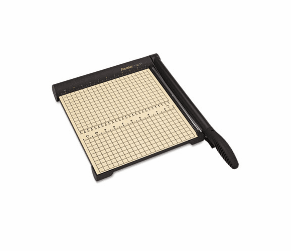 PRET12 SharpCut Paper Trimmer, 15 Sheets, Wood Base, 12" x 14 1/4" By PREMIER MARTIN YALE