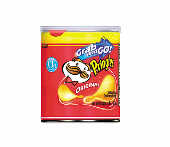 PRG22442 Potato Chips, Single-Serve Pack, 1.41oz Can, 36/Carton By PROCTER & GAMBLE