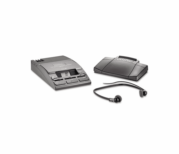 PSPLFH072052 720-T Desktop Analog Mini Cassette Transcriber Dictation System w/Foot Control By PHILIPS SPEECH PROCESSING