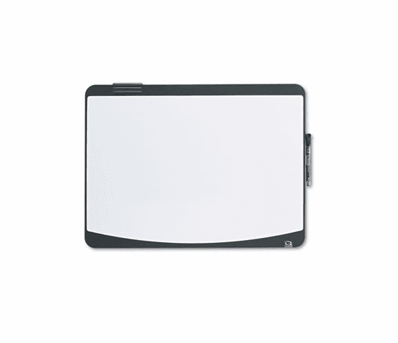 QRT06355BK Dry-Erase Board, Foam, 23 1/2 x 17 1/2, Black/White, Black Frame By QUARTET MFG.