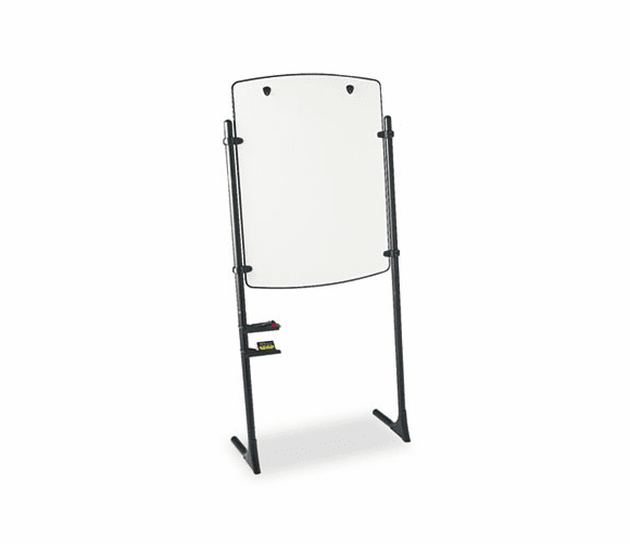 QRT120TE Total Erase Presentation Dry Erase Easel, 31 x 41, White, Black Steel Frame By QUARTET MFG.