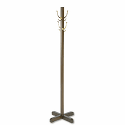 QRT2013 Costumer, Four Hooks, Solid Wood, Walnut By QUARTET MFG.