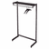 QRT20213 36" Wide Single-Side Garment Rack w/Shelf, Powder Coated Textured Steel, Black By QUARTET MFG.