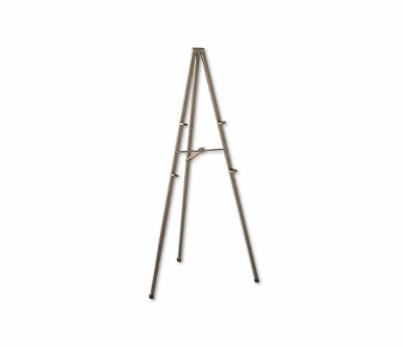 QRT21E Tripod Display Easel, 72" High, Steel, Bronze By QUARTET MFG.
