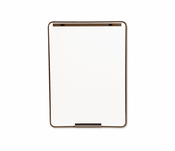 QRT21E7 Oval Dry-Erase Board, 29 x 40, Metallic Bronze Finish Steel, Framed By QUARTET MFG.