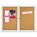 QRT2364 Enclosed Bulletin Board, Natural Cork/Fiberboard, 48 x 36, Aluminum Frame By ACCO BRANDS, INC.