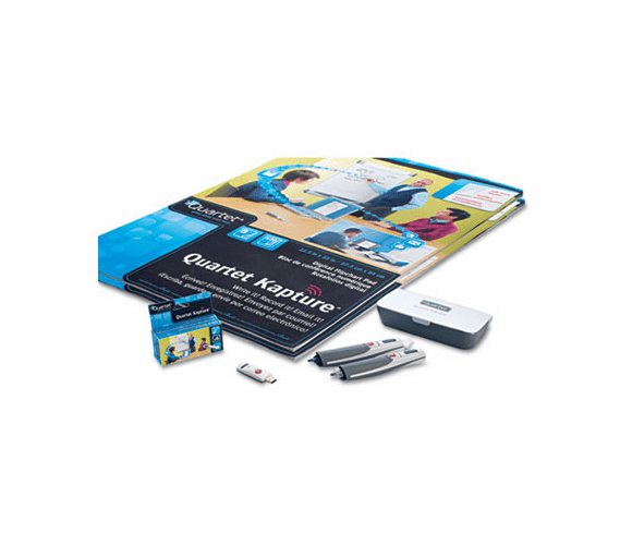 QRT23701 Kapture Digital Flipchart Office Kit, 2 Pens, 2 Flipcharts, USB Receiver By QUARTET MFG.