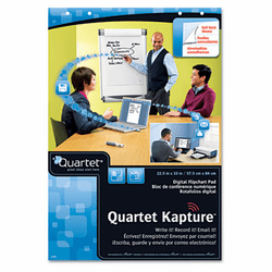 QRT23703 Kapture Digital Flipchart Pads, Self-Adhesive, 2 Pack By QUARTET MFG.