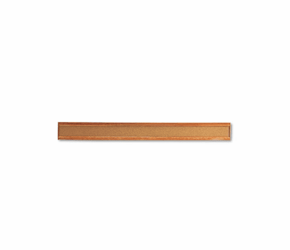 QRT300B Cork Bulletin Board Border, Natural Cork, 48 x 5, Oak Frame By QUARTET MFG.