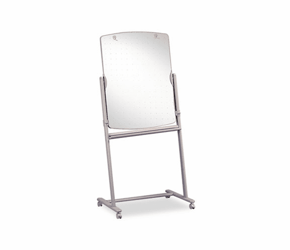QRT300TE Reversible Mobile Presentation Easel, Dry-Erase, 31w x 41h, Neutral Frame By ACCO BRANDS, INC.