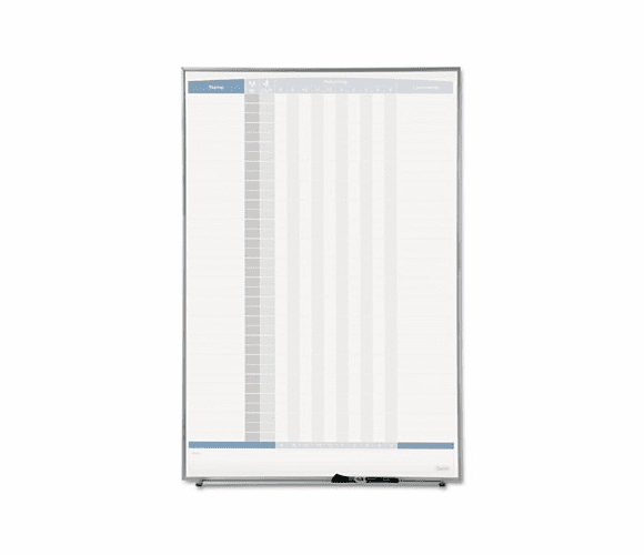 QRT33705 Matrix Employee Tracking Board, 34 x 23 By QUARTET MFG.
